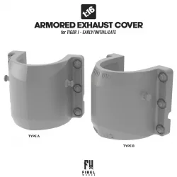 Armored Exhaust Cover for Tiger I