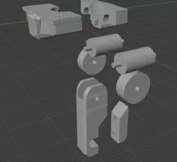 Articulated legs for Transformers Universe/MW Soundwave, Predator Stalker