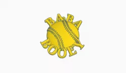 BABA BOOEY Baseball Ornament