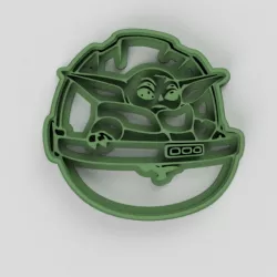 baby yoda cookie cutter