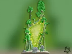 Bamboo Magic Portal: Pre-Supported