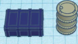 Barrels and Crates for Table Top games, DnD