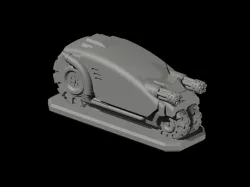 Battle bike for wargames like WH40k, Infinity, etc. (D005)