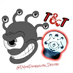Beholder - D&D set - D&D Minis - D&D Miniatures - D&D Beholder Coin - Token - Miniature - Dungeons and Dragons Evil PG
