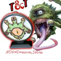 BEHOLDER - D&D SET - D&D MINIS - D&D MINIATURES - D&D BEHOLDER TOKEN - TOKEN - MINIATURE - DUNGEONS AND DRAGONS EVIL PG