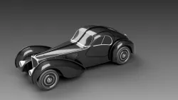 Bugatti atalntic scale 1-10