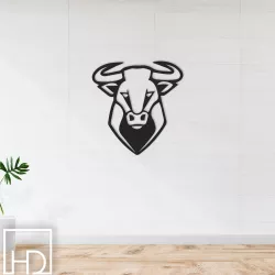 Bull wall decoration by: HomeDetail