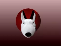 bullterrier wall head