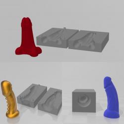 ▷ dildo mold 3d models 【 STLFinder 】