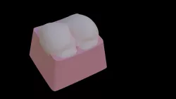 Butt +18 KEYCAP STL FOR CHERRY MX 3D PRINT MODEL