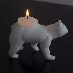 Candle Holder MUMMYBEAR candles