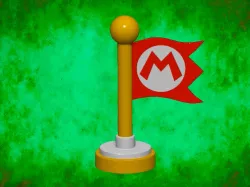 Checkpoint Flag Mario