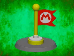 Checkpoint Flag Mario Based