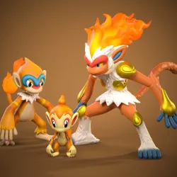 chimchar evolutions