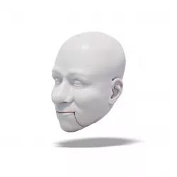 Clarabelle the Clown, 3D model of head