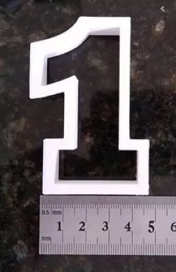 Cookie cutter numbers