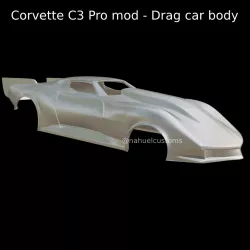 Corvette C3 Pro mod - Drag car body
