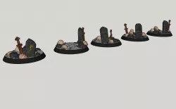 Custom 25mm Viking Bases