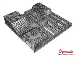 Death Star Surface Tile 01C