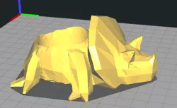 Dino Poly Pot