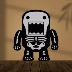 Domo Kun Skeleton DECORATIVE HANGING HELP ME WITH 1 LIKE