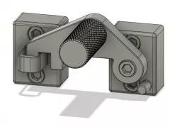 Door lock for 8mm grooved profile doors