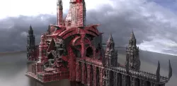 Dracula swords Oath Bridge castle 1 Kitbash