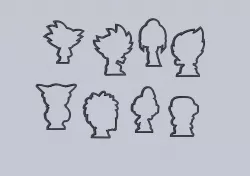 dragon ball cookie cutter set