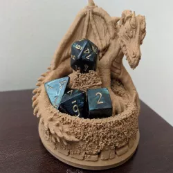 Dragon Dice Holder D20 Fits in Treasure Chest