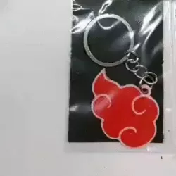 Dual Akatsuki Cloud Keychain
