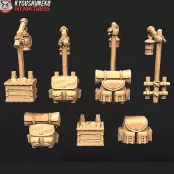 Dwarf Miner Props