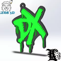 DX D-Generation X (Triple H, Swan Michael) LEOS3D stable necklace