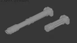 Eos-Pattern Tank Weapons - Grimdark Armor