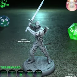 Ernest, human fighter