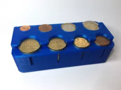 Euro Coin Dispenser for shopping