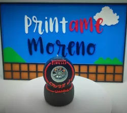 f1 tire keychain