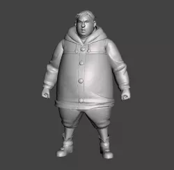 Fat King Seven Deadly Sins 3D Model