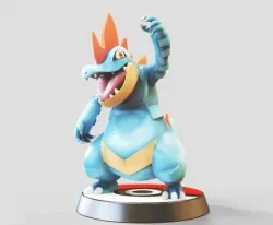 Feraligatr - FAN ART - POKÉMON FIGURINE - POKÉMON