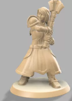 Figurine jds Mini Rogue Cleric / Cleric / Priest
