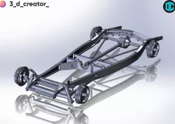 Ford 32 Hot rod. Scale 1\24. Car frame