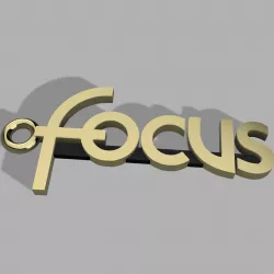Ford Focus Logo Keychain