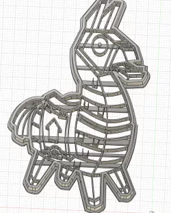 Fortnite lama cookie cutter