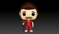 FUNKO DEVIL SURGEON WITH PERSONALIZED TRIDENT