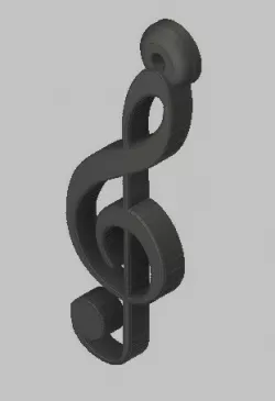 G note Keychain