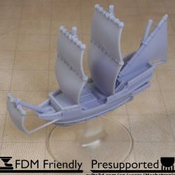 Galleon Ship Model Compatible With DnD Spelljammer