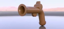 Giant Lego Pirate Flintlock Pistol (2562)