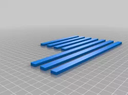 Happy 4th! 3D Printed American Flag