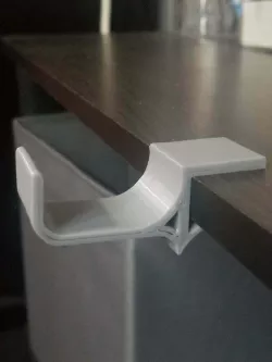 Headphone holder clip on