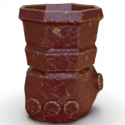 Hellboy Hand of Doom Pen Holder Stand Vase 3D Printing Model