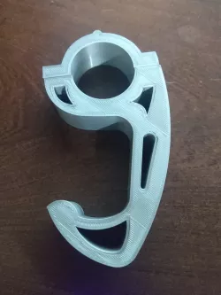 Helmet hook for racing cars